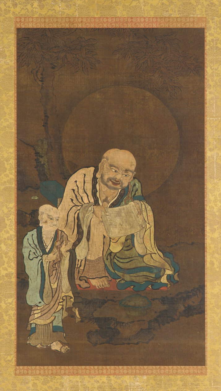 Egy luohan és egy kísérője, Ming-dinasztia, 1368-1644. alkotó: Unbekannt