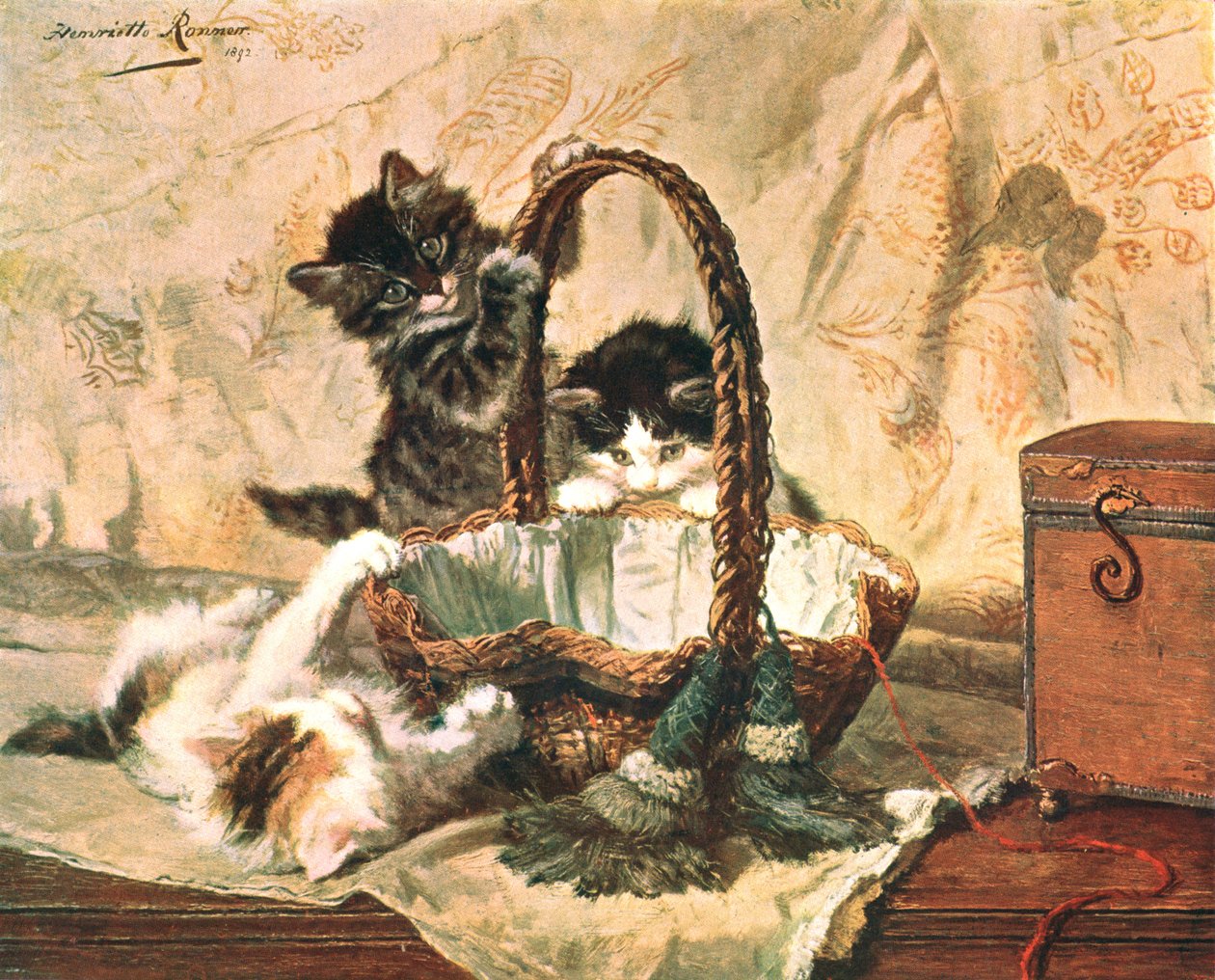 Vidám parti, 1892, c1902. alkotó: Unbekannt