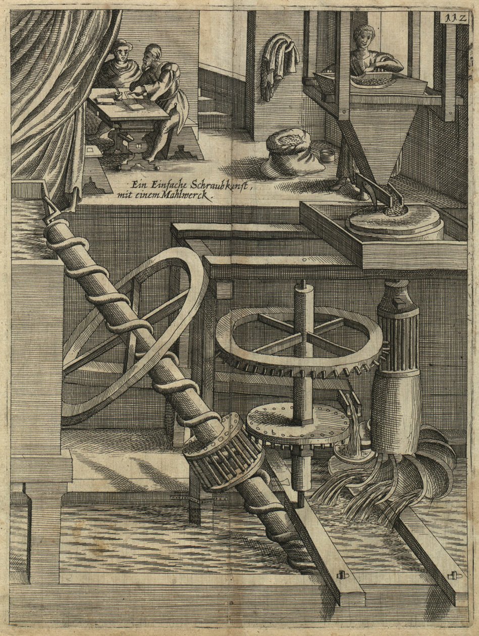 Egy malom, mint Perpetuum mobile, 1629 alkotó: Unbekannt