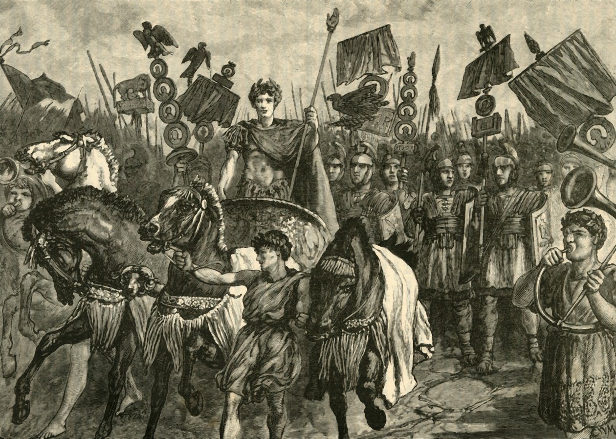 Római diadal, 1890. alkotó: Unbekannt