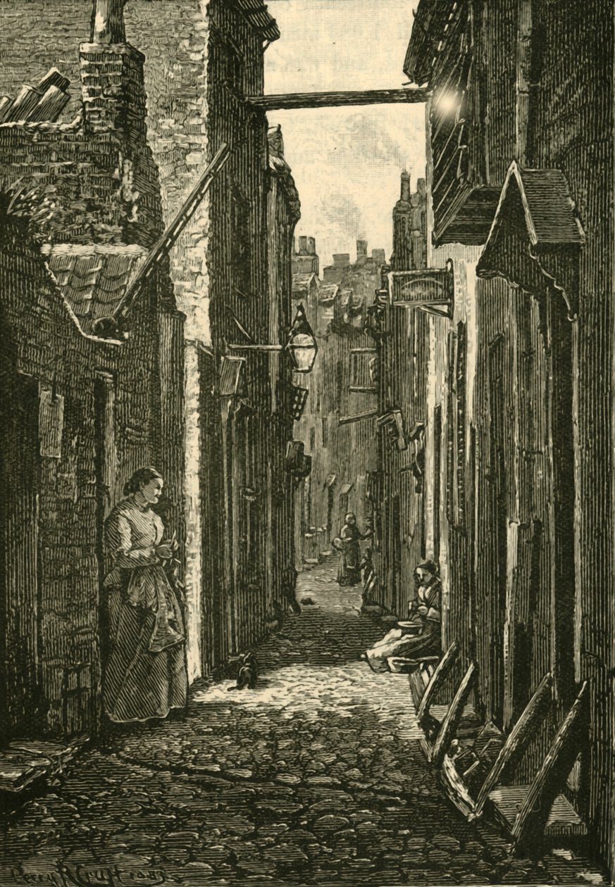 A Row, Yarmouth, 1898. alkotó: Unbekannt
