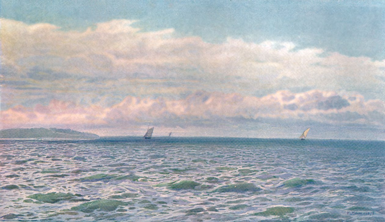 Egy napsütéses nap a Solentben, 1900. alkotó: Unbekannt