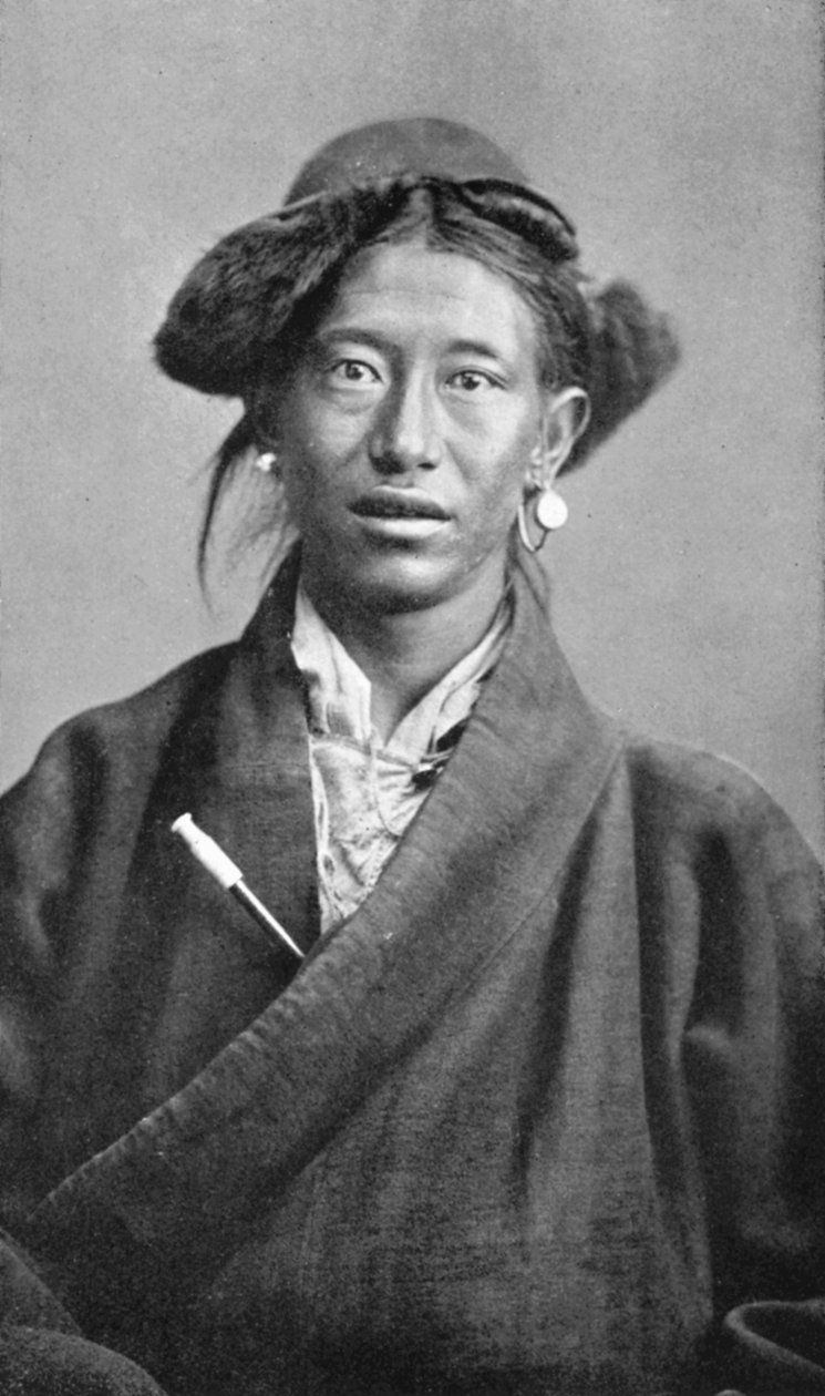 Egy tibeti nő, 1910 alkotó: Unbekannt