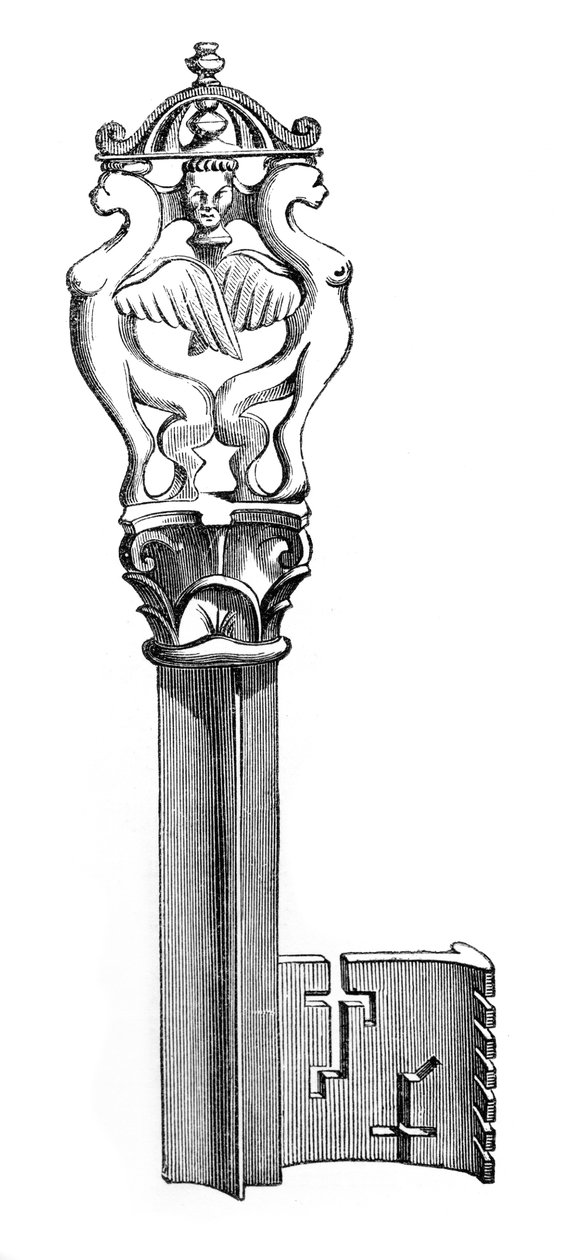Egy kulcs, 13. század, 1870 alkotó: Unbekannt