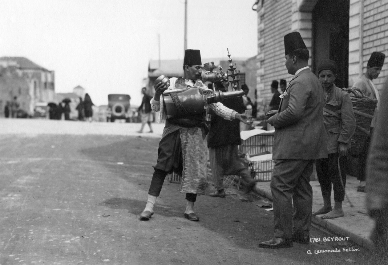 Limonádéárus, Bejrút, Libanon, 1920-c1930-as évek alkotó: Unbekannt