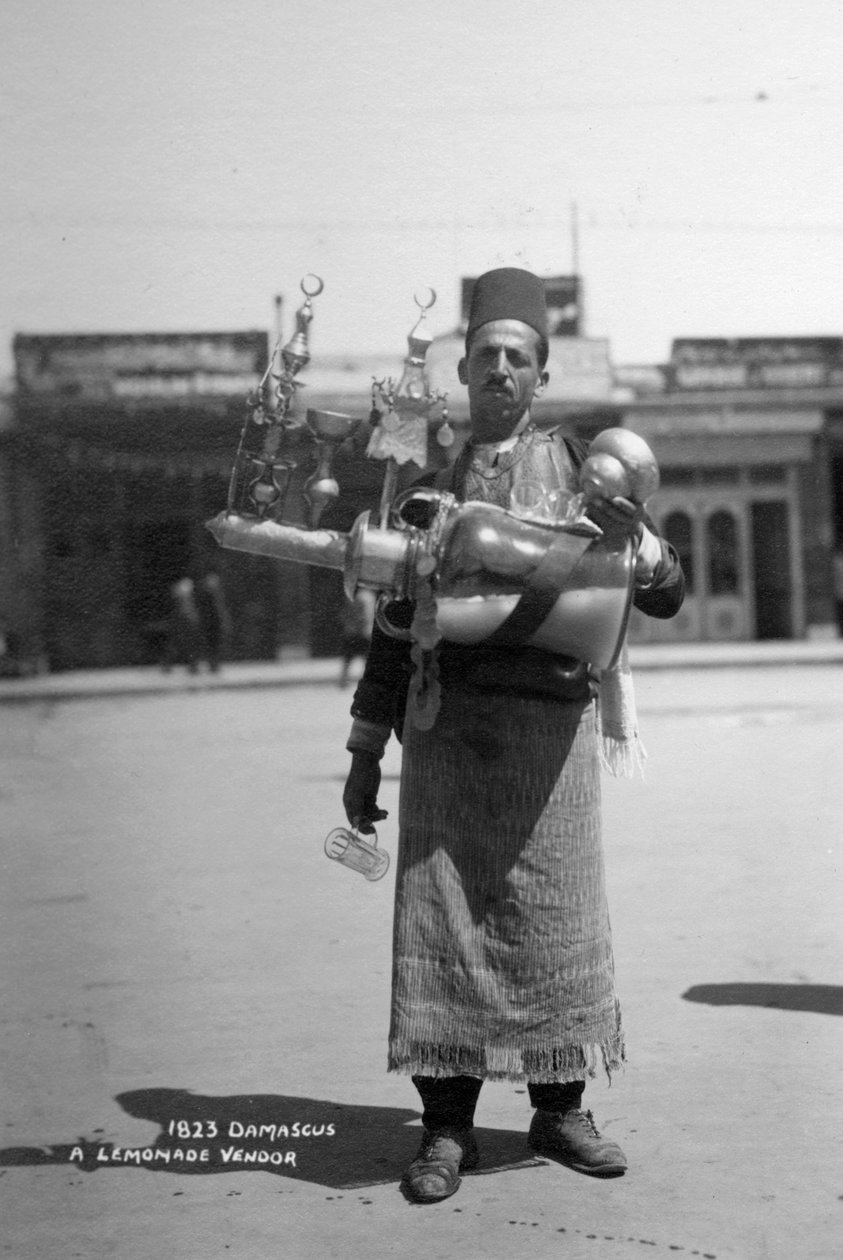 Limonádéárus, Damaszkusz, Szíria, 1920-c1930-as évek alkotó: Unbekannt
