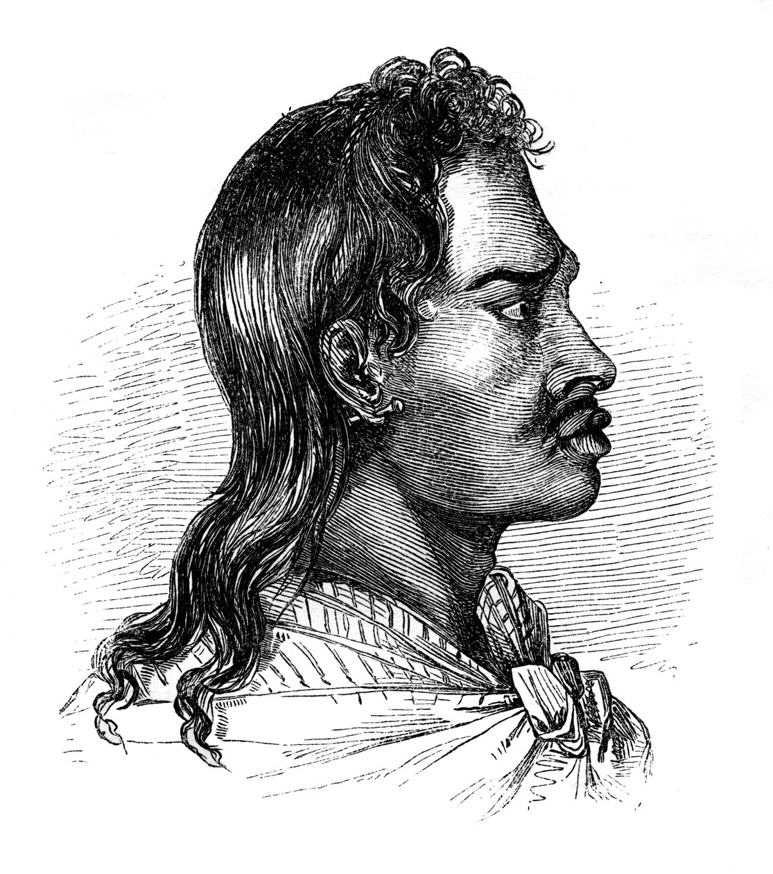 Tahiti szülötte, 1848 alkotó: Unbekannt