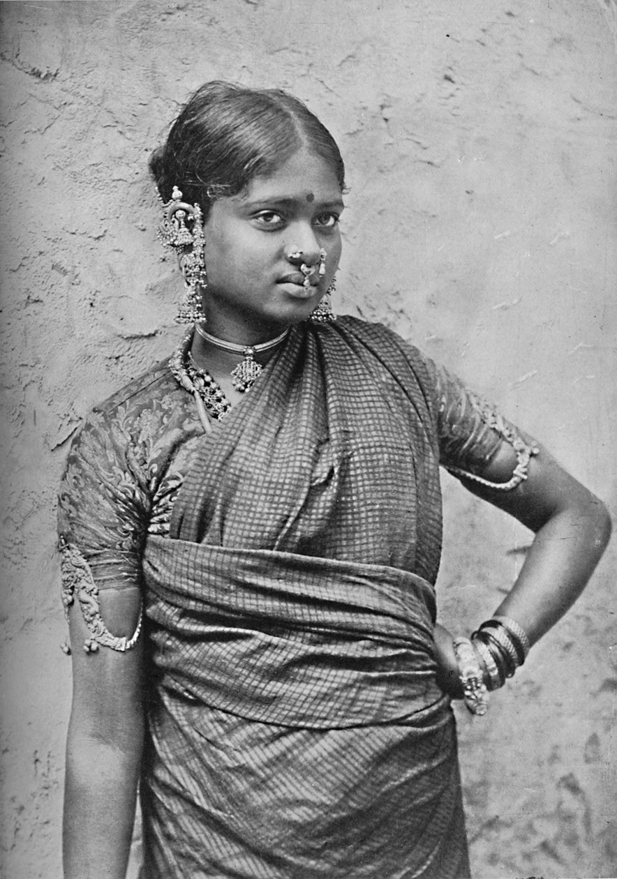 Egy ócska lány, Madras elnöksége, 1902 alkotó: Unbekannt