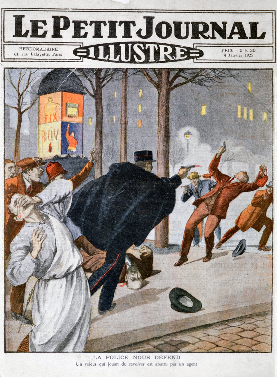 Rendőrségi lövöldözés, 1925. január 4 alkotó: Unbekannt