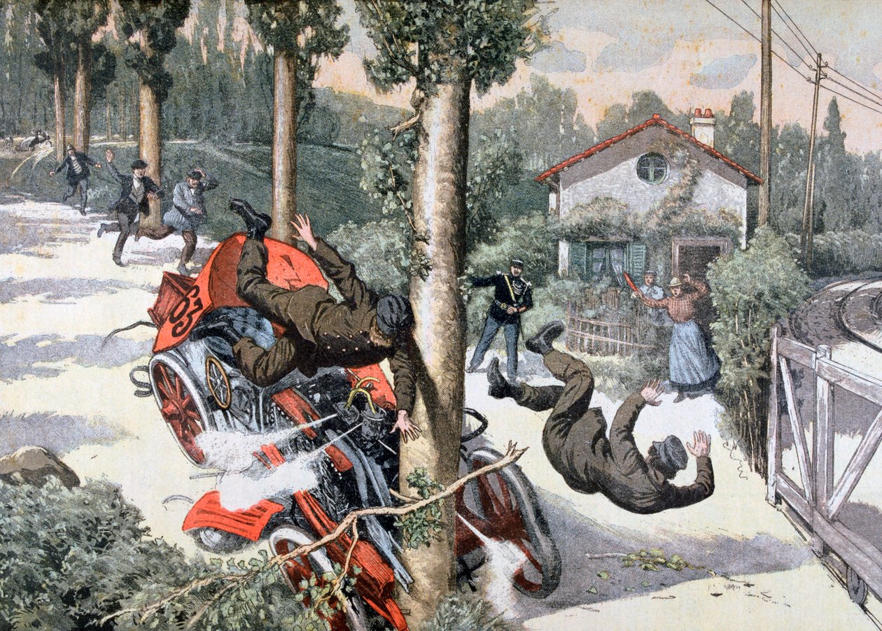 Szörnyű baleset, Párizs–Madrid verseny, 1903 alkotó: Unbekannt