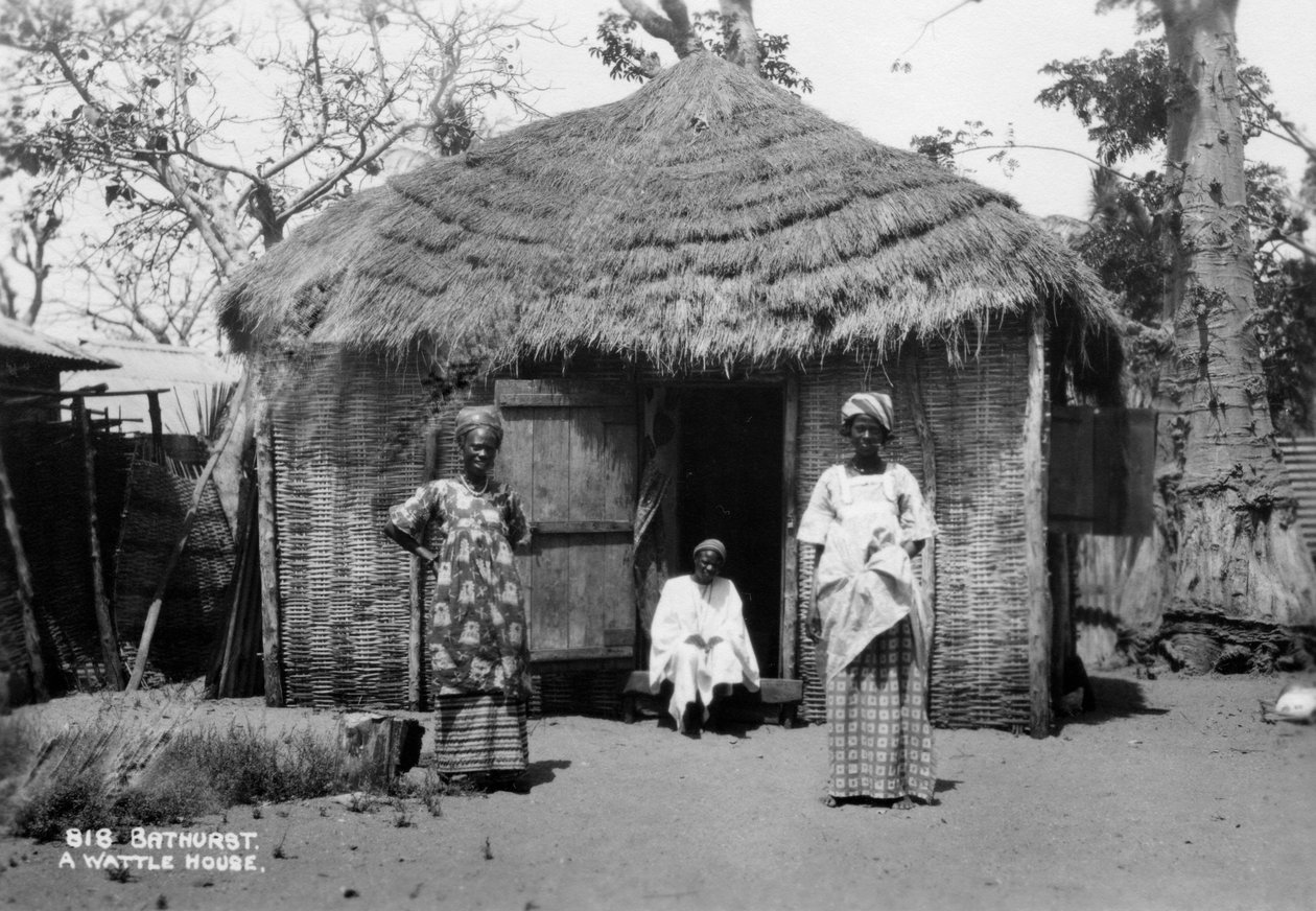 Egy bográcsház, Bathurst, Gambia, XX. század alkotó: Unbekannt