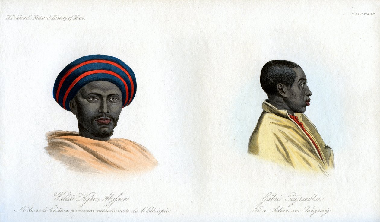 Abesszin portrék, 1848 alkotó: Unbekannt