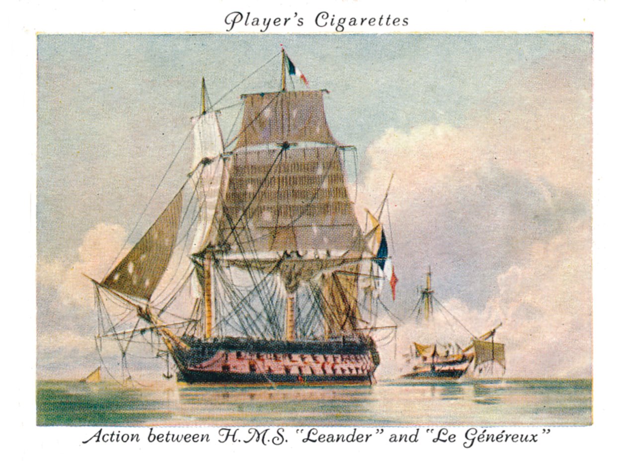 Akció H.M.S.Leander és Le Genereux között, 1936. alkotó: Unbekannt