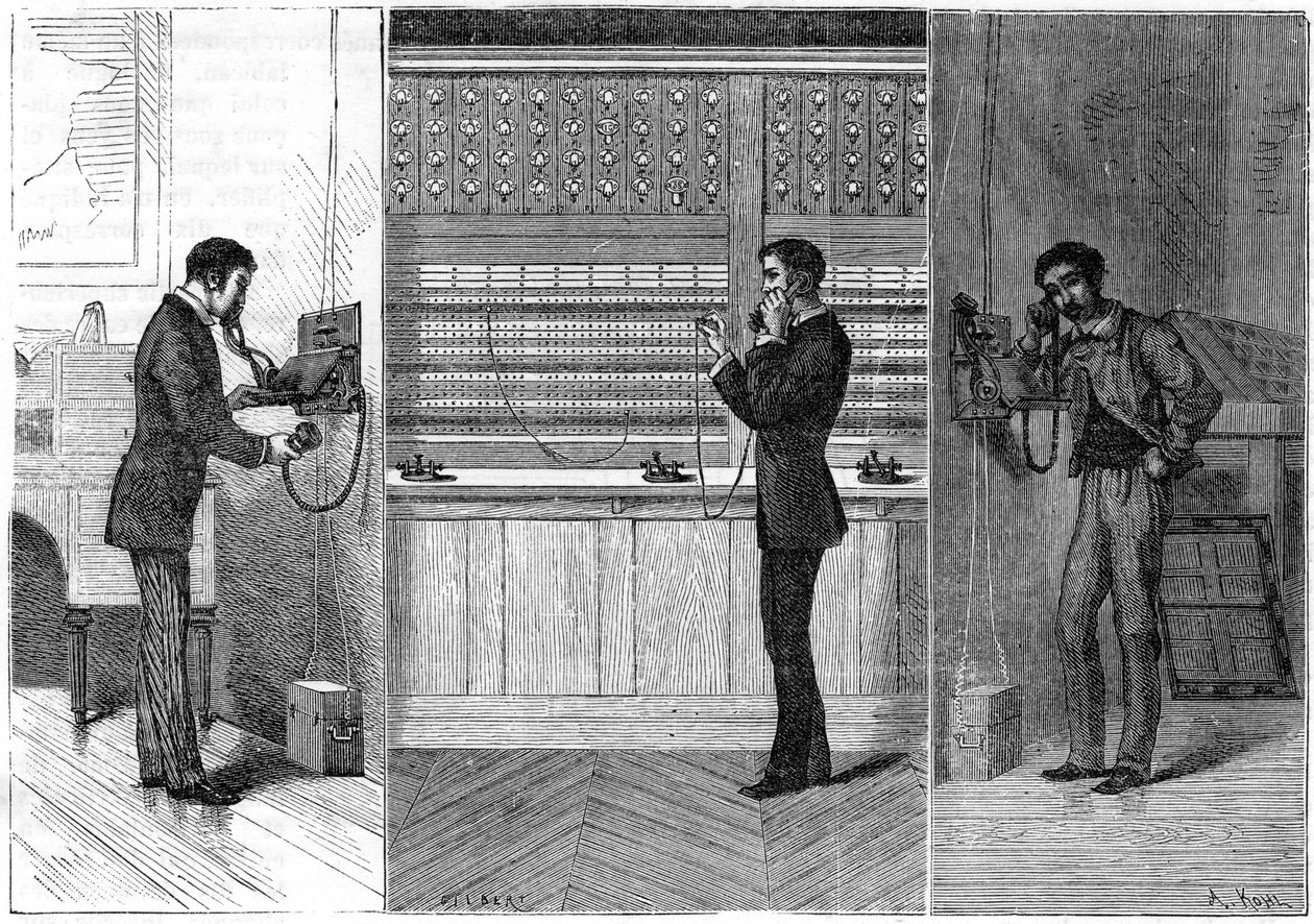 Áder telefonrendszer, 1881 alkotó: Unbekannt