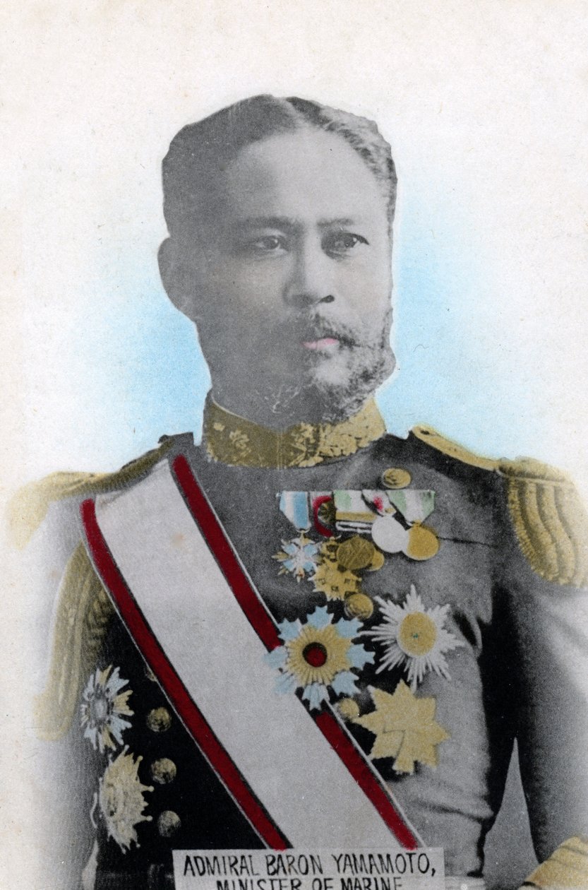 Yamamoto admirális, japán haditengerészeti miniszter, 1904-1905 alkotó: Unbekannt