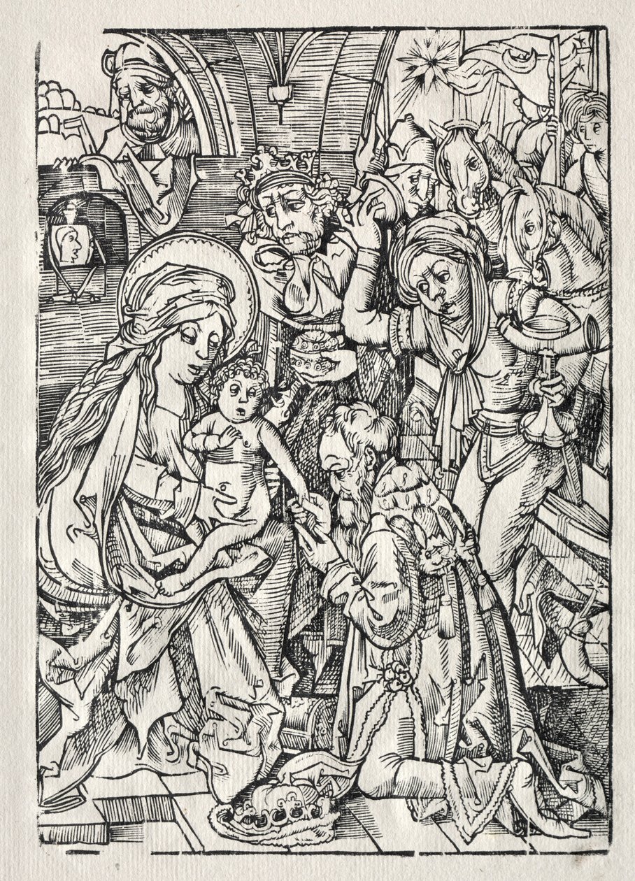 Királyimádás, c. 1500. alkotó: Unbekannt