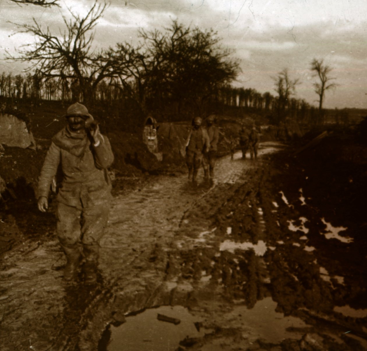 Advance, Kemmel, Flandria, Belgium, c1914-c1918 alkotó: Unbekannt