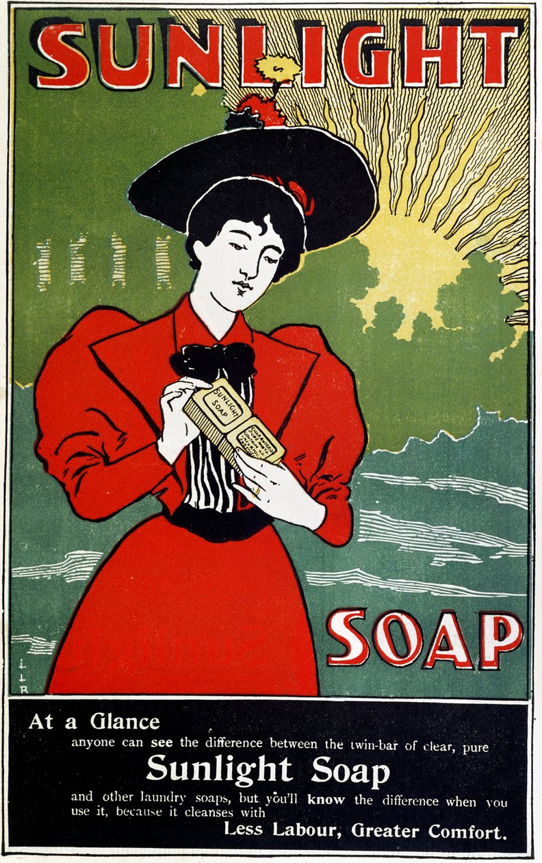 Napfény háztartási szappan hirdetése, c1890 alkotó: Unbekannt