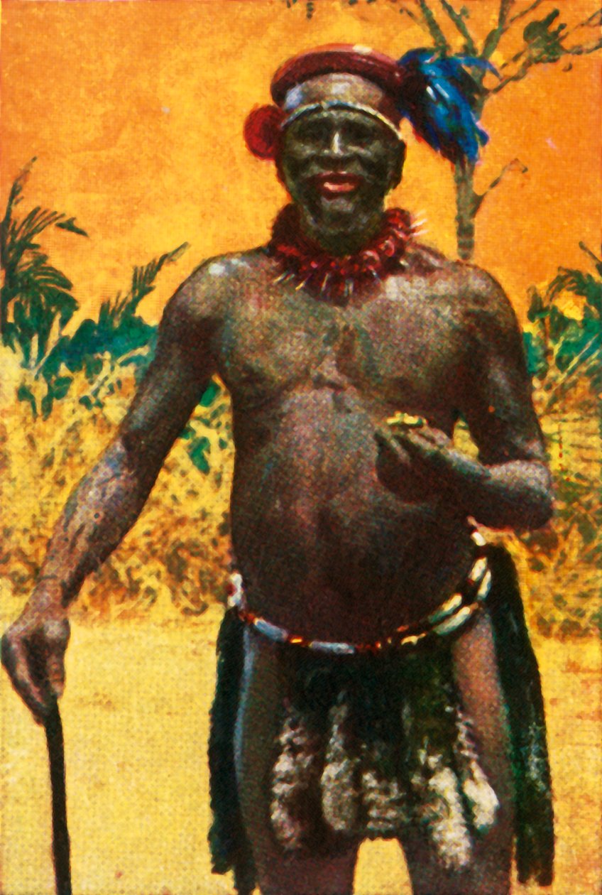 afrikai törzsi tanácsos, 1928. alkotó: Unbekannt