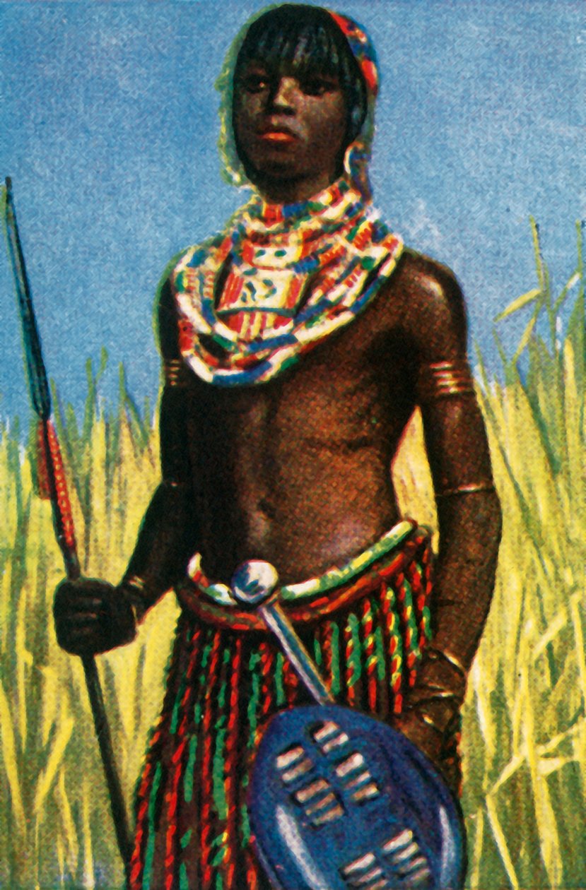 Afrikai harcos, 1928. alkotó: Unbekannt