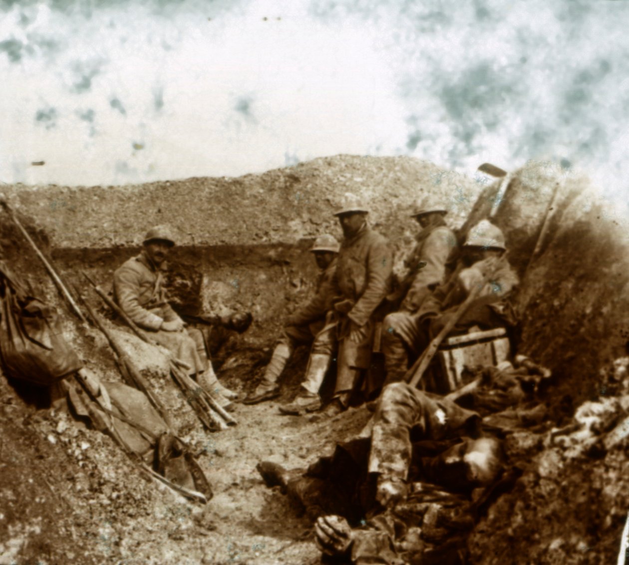 Az ellentámadás után c1914-c1918 alkotó: Unbekannt