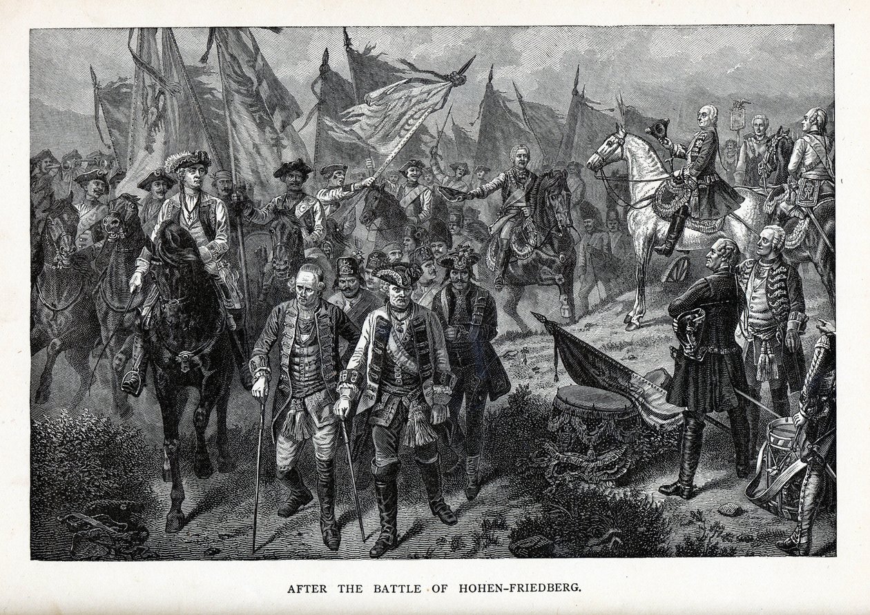 A Hohenfriedbergi csata után, 1882 alkotó: Unbekannt