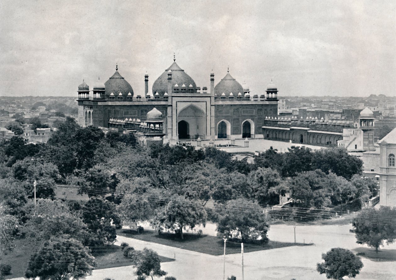 Agra. A Jumma Musjid, 1910. alkotó: Unbekannt