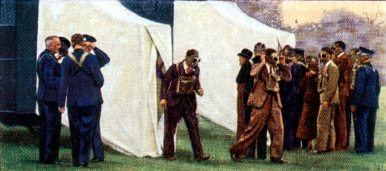 Air Raid Precautions, cigarettakártya, brit, 1938 alkotó: Unbekannt