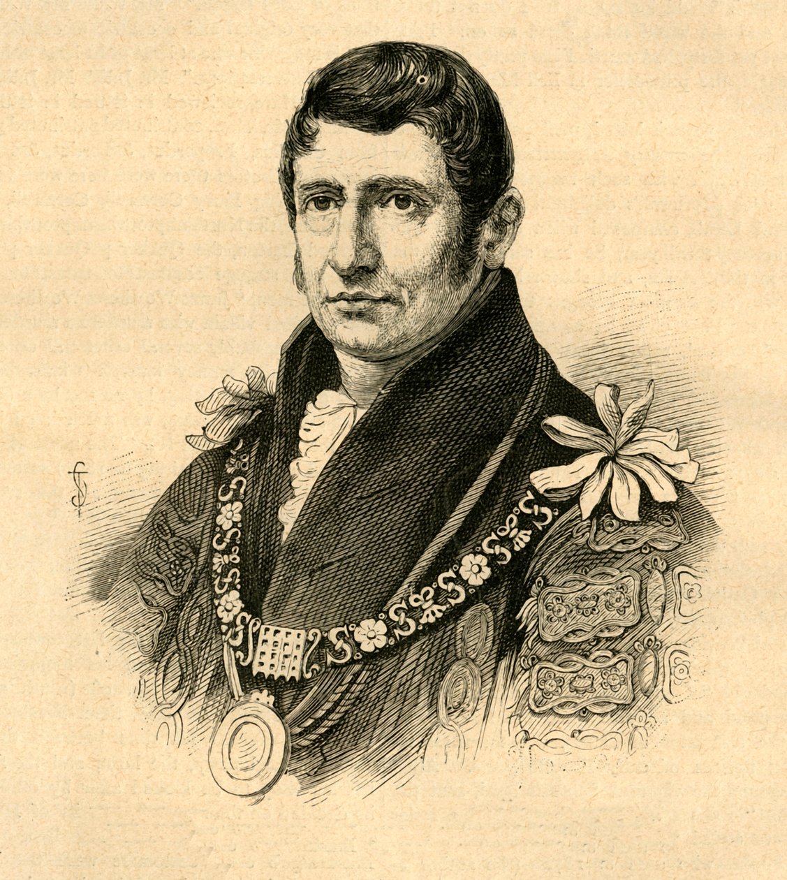 Alderman Waithman, egy hiteles portréból, 1897. alkotó: Unbekannt