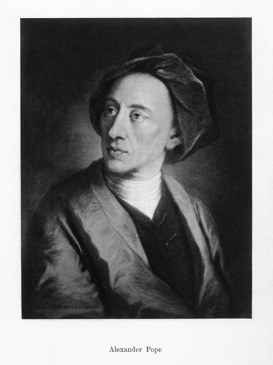 Alexander Pope, angol költő, XIX alkotó: Unbekannt