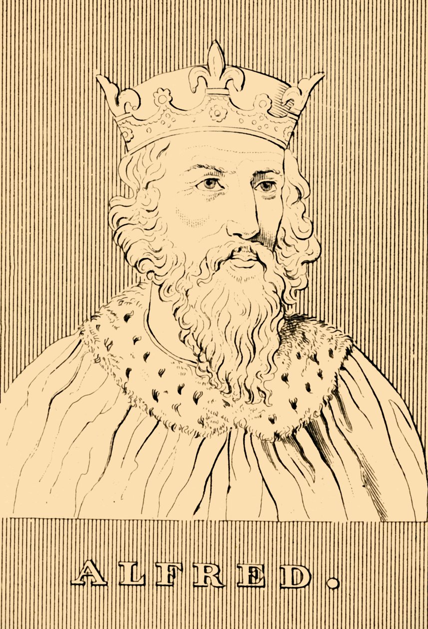 Alfred, c847-899, 1830. alkotó: Unbekannt