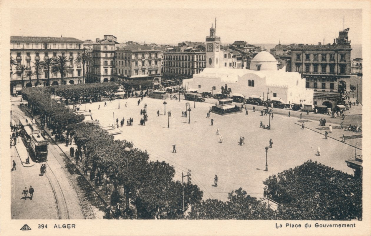 Algír - Kormány tér, 1900 alkotó: Unbekannt