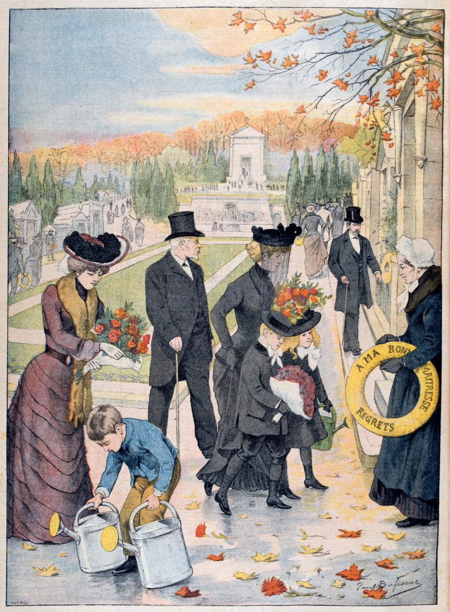 Mindenszentek napja, 1902. alkotó: Unbekannt