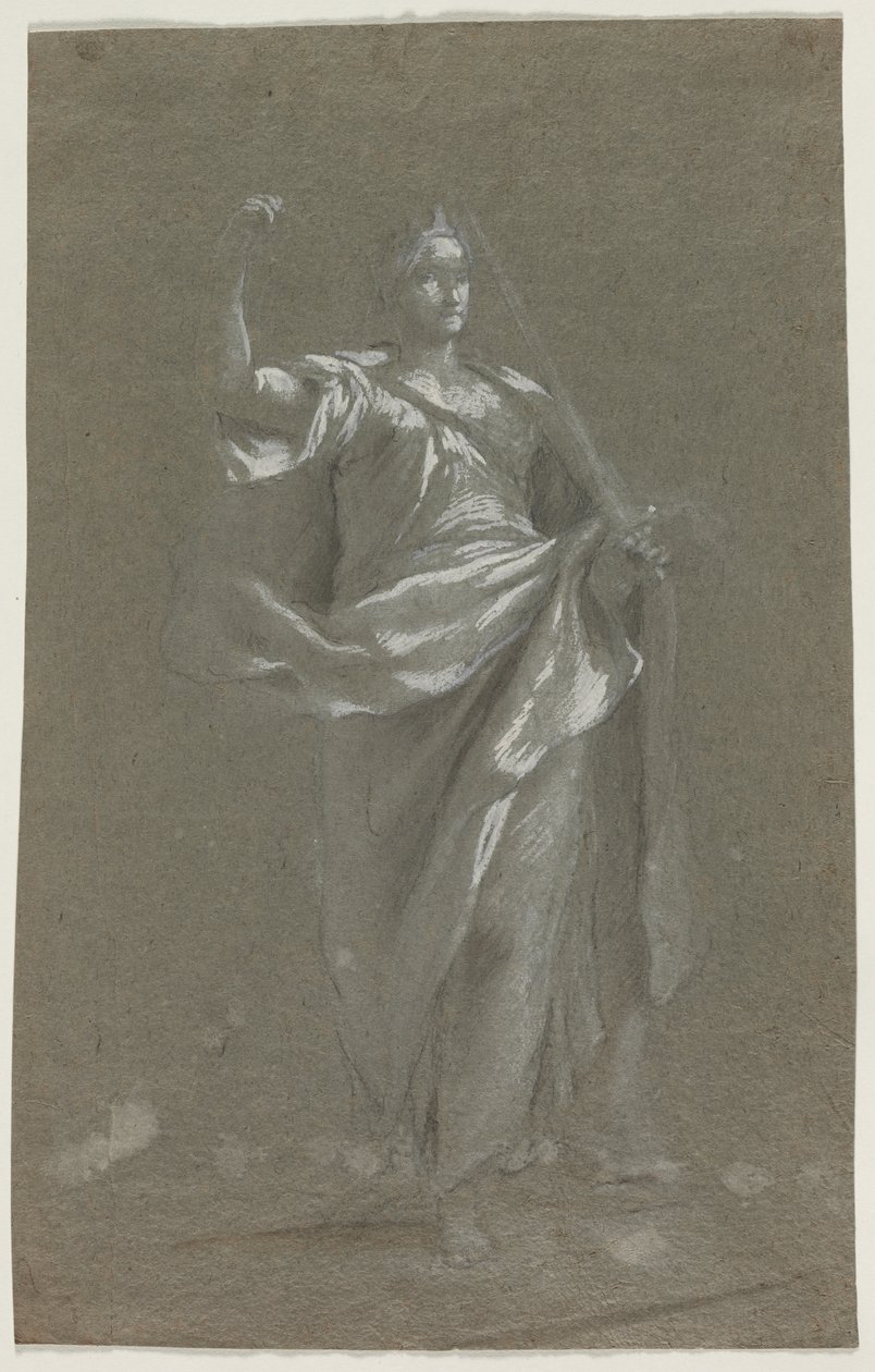 Allegorikus figura recto and verso , 1800-as évek. alkotó: Unbekannt