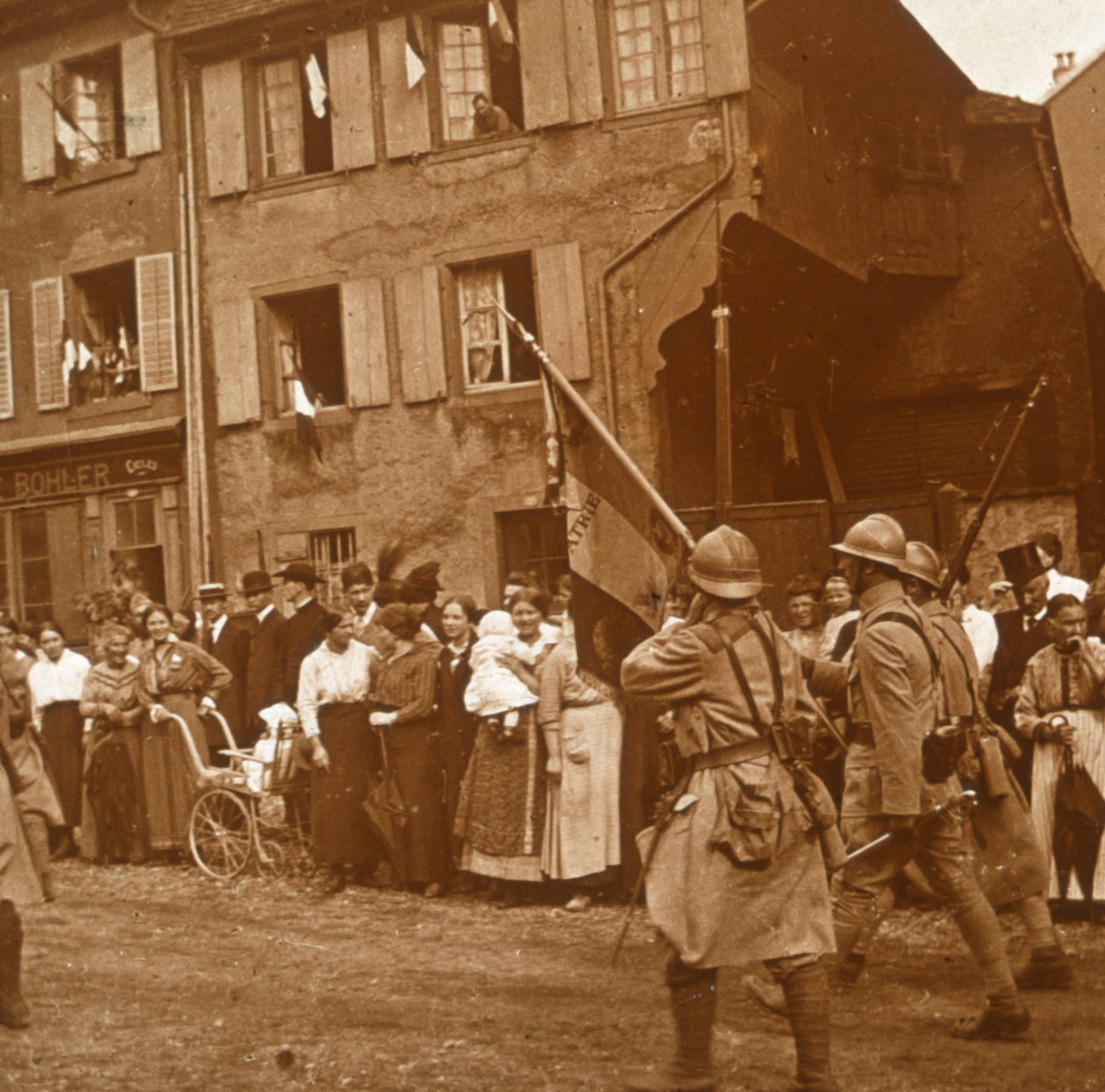Elzász elfoglalják, c1914-c1918 alkotó: Unbekannt