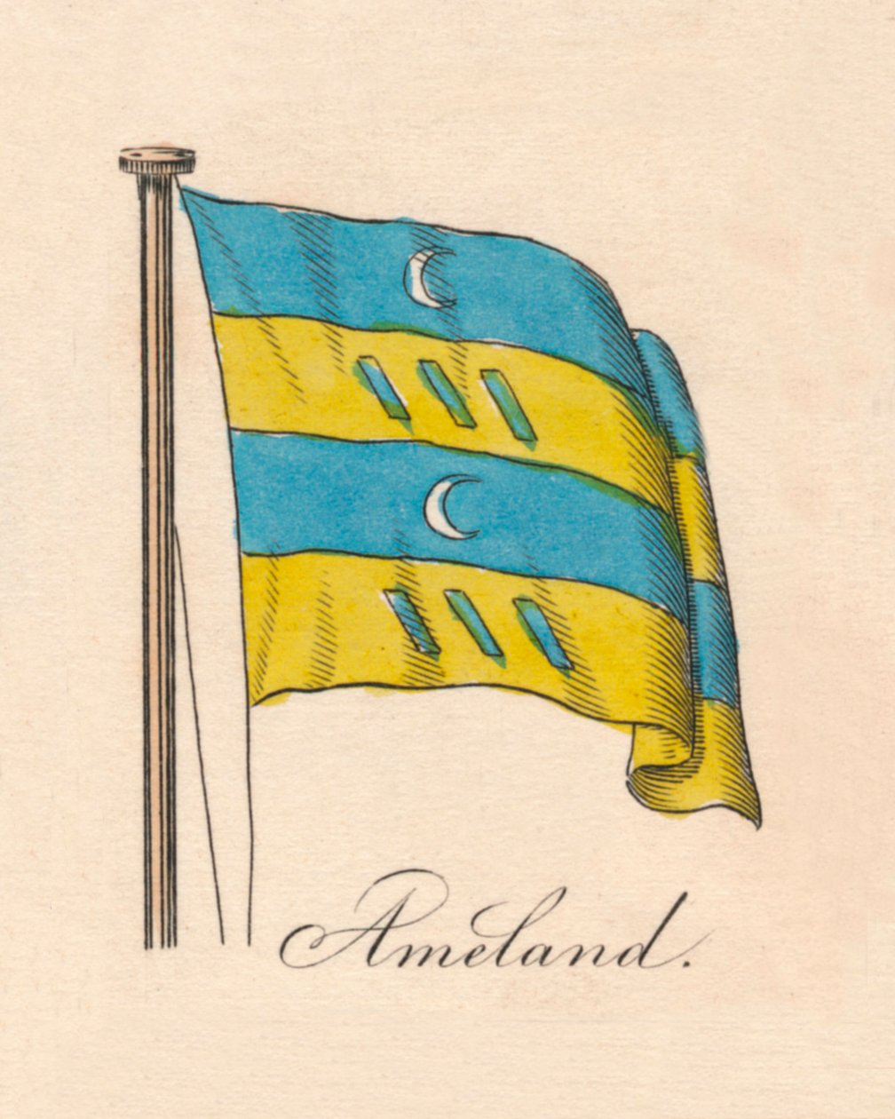Ameland, 1838 alkotó: Unbekannt
