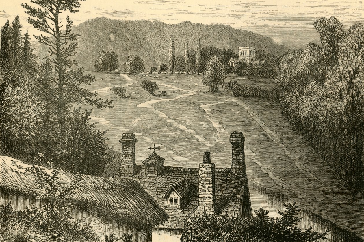 Amesbury, Vespasians tábor felé tekintve, 1898. alkotó: Unbekannt