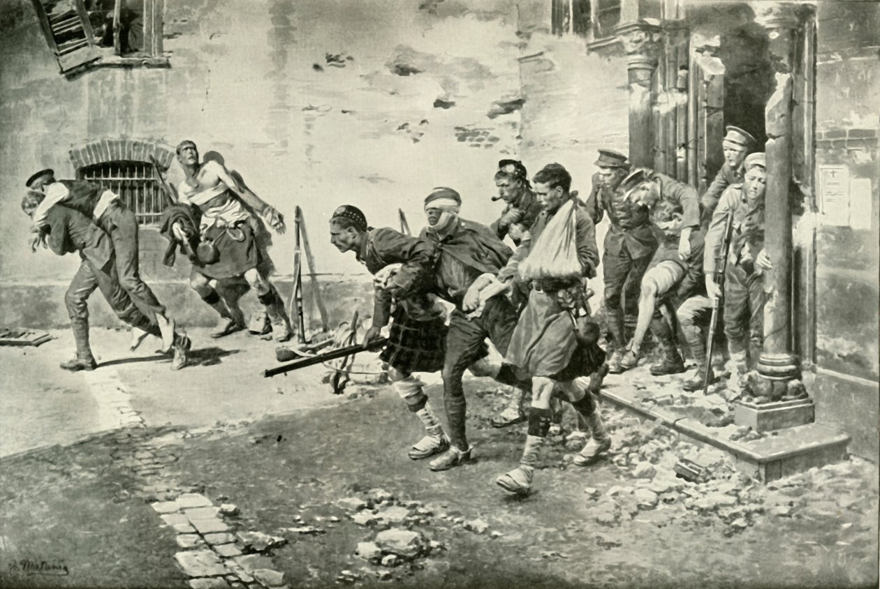Incidens a visszavonulásban Monsból, 1919. alkotó: Unbekannt