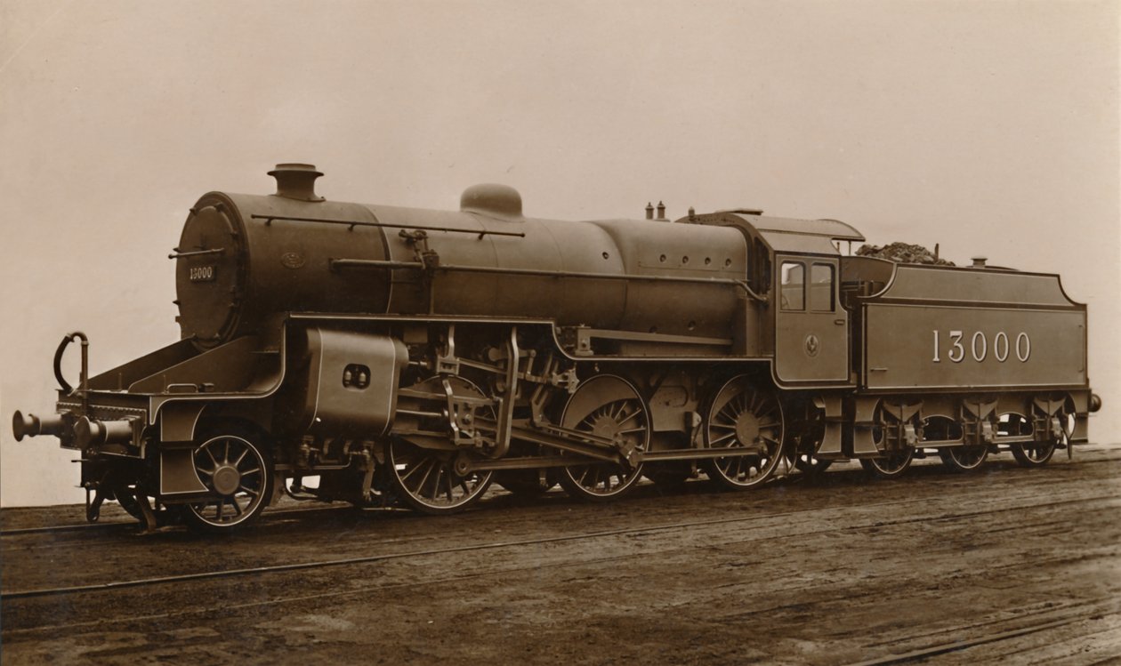 Egy L.M.S. Vegyes forgalmú mozdony, 1930-as évek. alkotó: Unbekannt