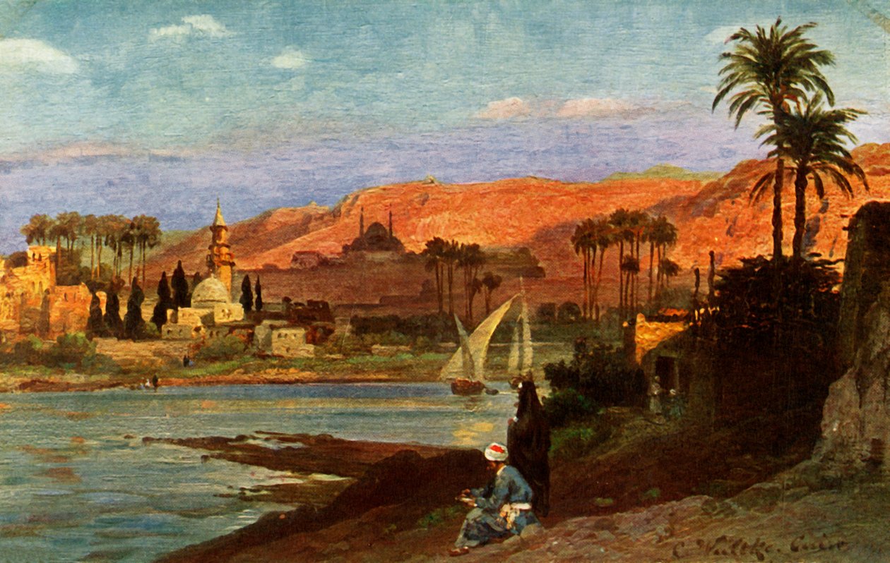 Egy este Gízában, 1918-c1939. alkotó: Unbekannt