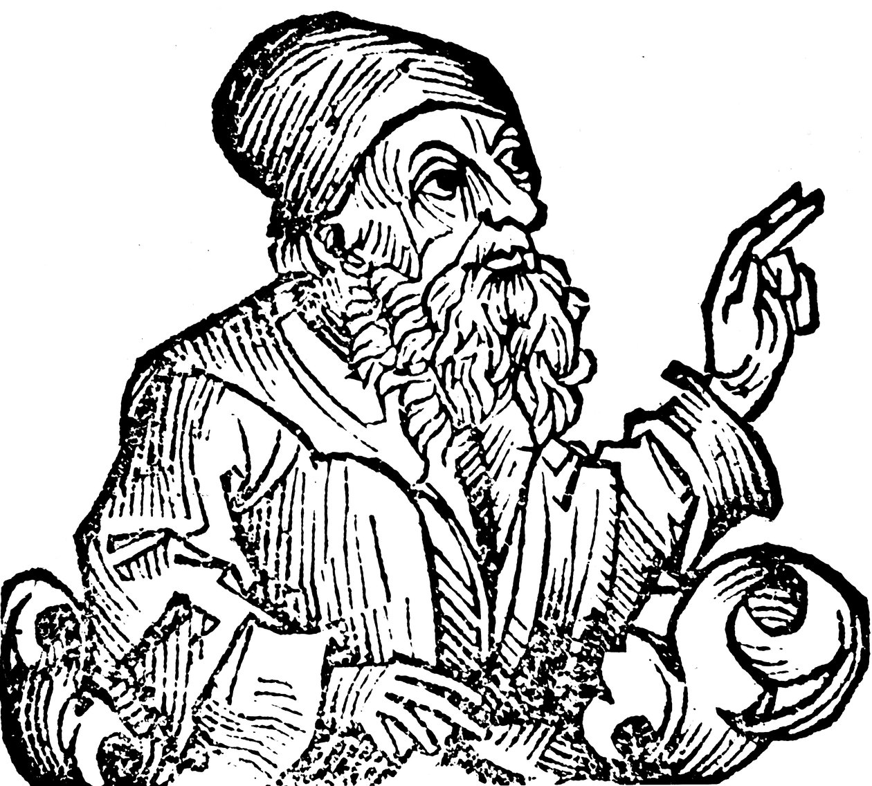 Anaxagoras Kr.e. 500-428, ókori görög filozófus, 1493 alkotó: Unbekannt