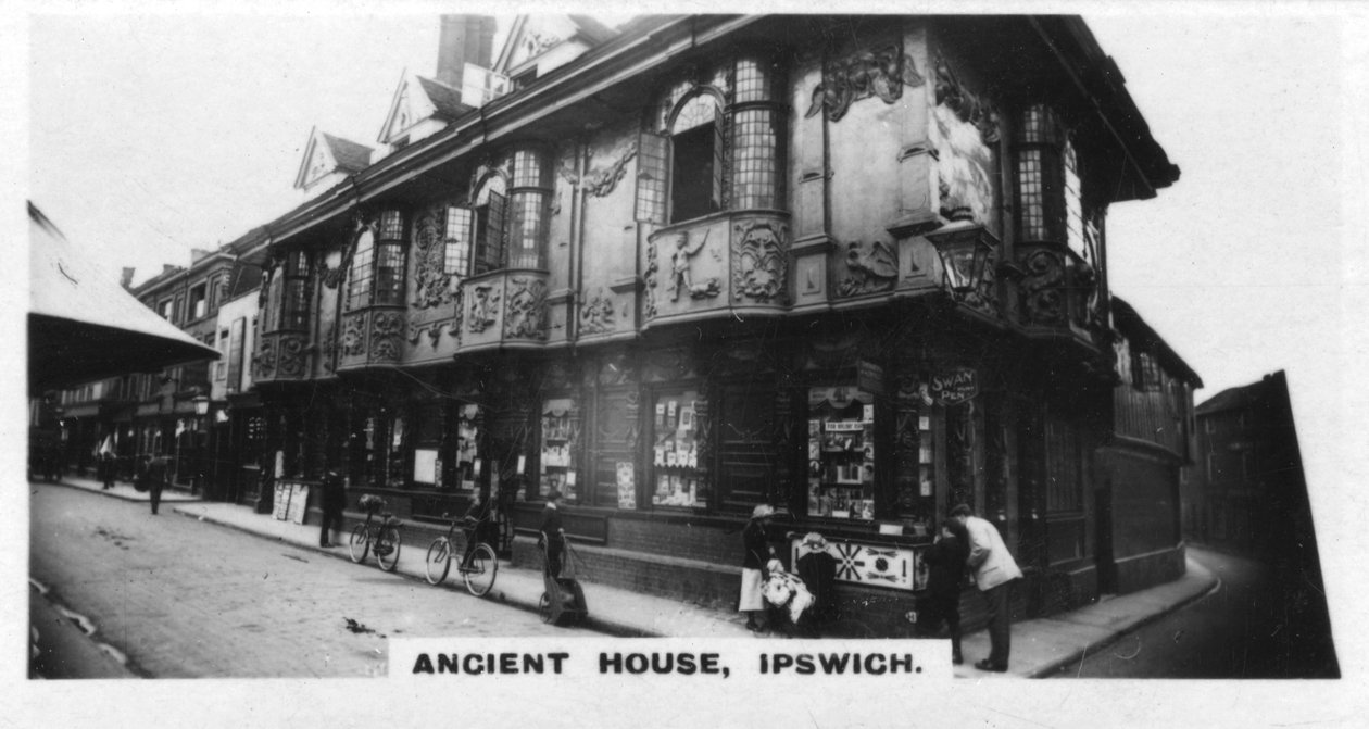 Ősi ház, Ipswich, Suffolk, 1920-as évek alkotó: Unbekannt