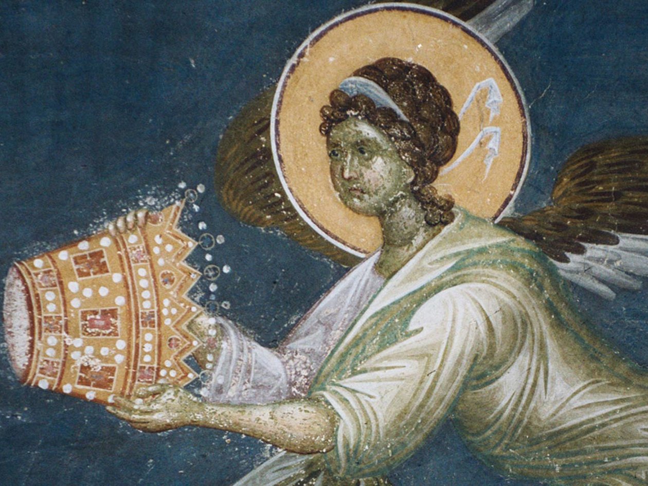 Angyal a koronával, 1321-1322 alkotó: Unbekannt