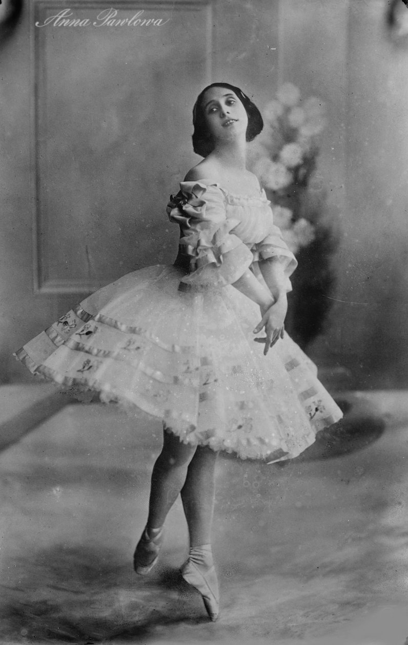 Anna Pavlova, orosz balerina, 1910-es évek alkotó: Unbekannt
