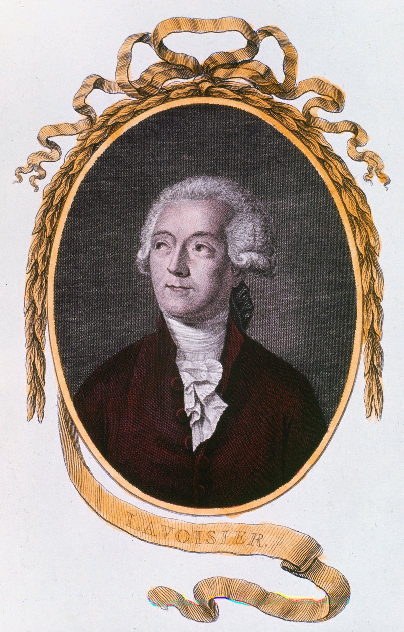Antoine Laurent Lavoisier, 18. századi francia kémikus, 1801 alkotó: Unbekannt