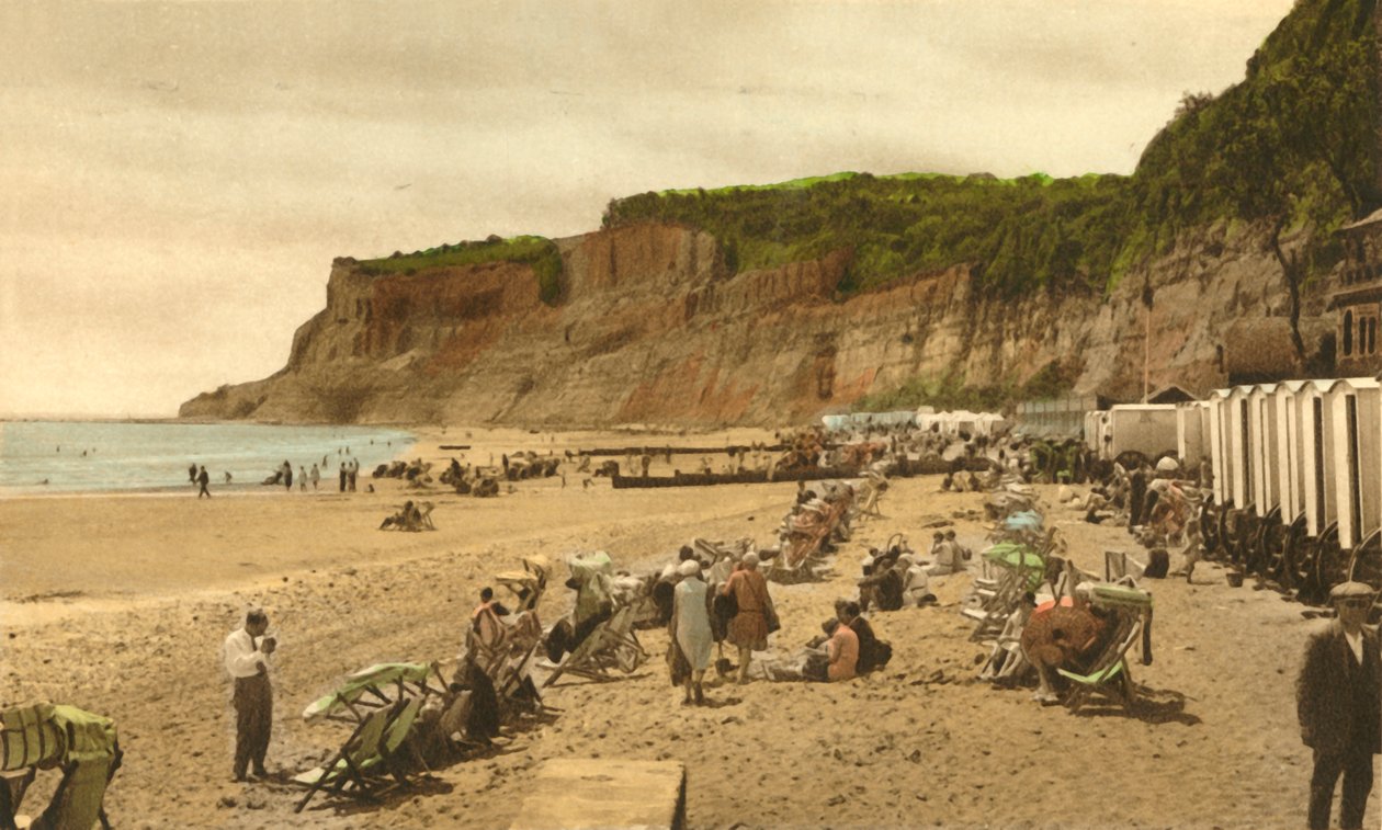 Appley Beach és Cliffs, Shanklin, I.W., 1933. alkotó: Unbekannt