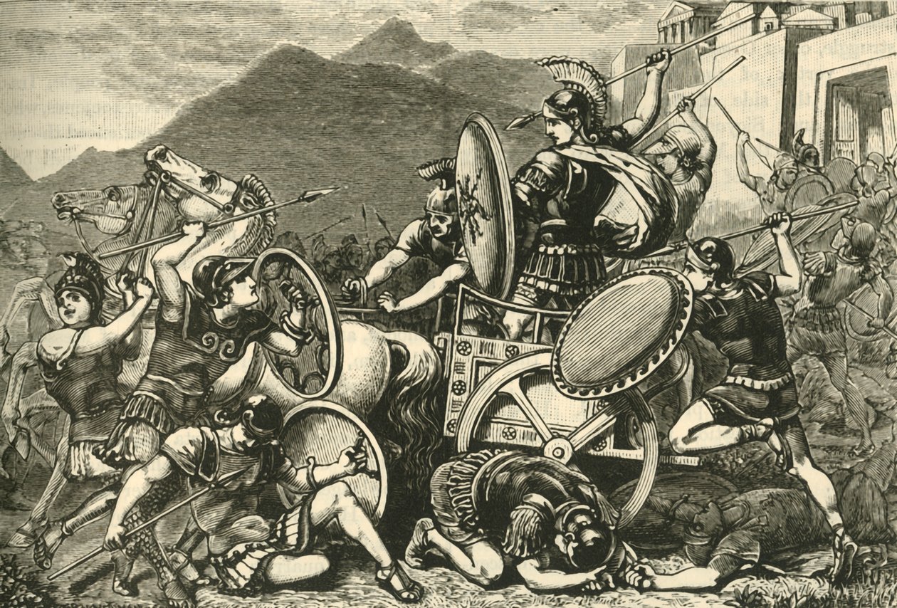 Aristomenes, aki kiutat Eirából, 1890. alkotó: Unbekannt
