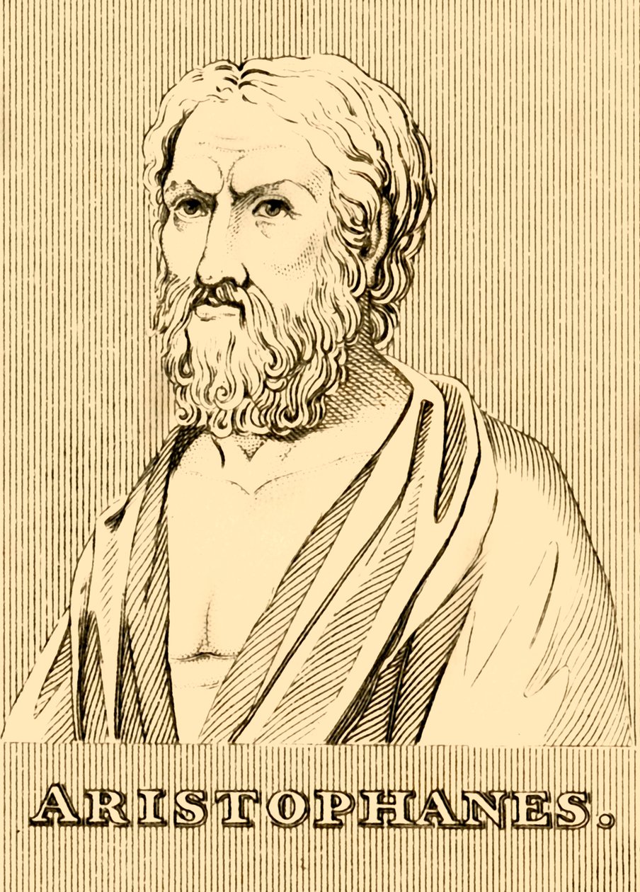 Arisztophanész, ie 460-380 körül, 1830. alkotó: Unbekannt