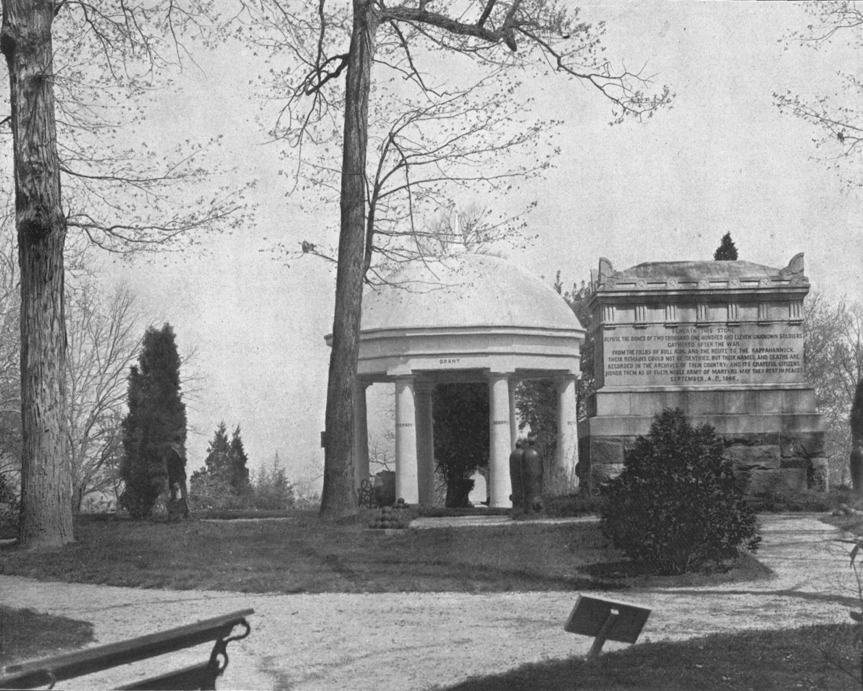 Arlington National Cemetery, Virginia, USA, 1900 körül. alkotó: Unbekannt
