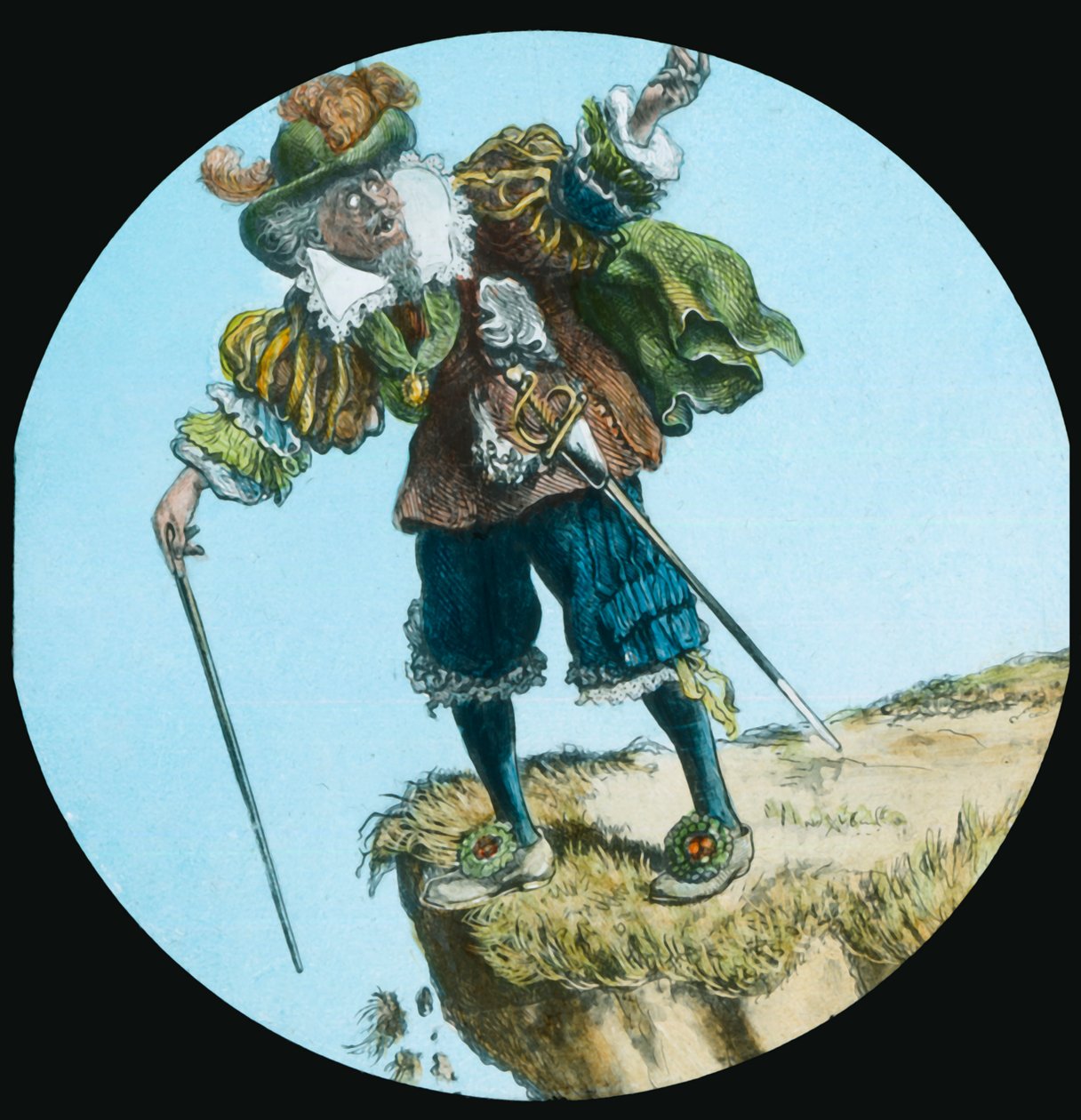 Ateista találkozik Pilgrimmel, 1910. alkotó: Unbekannt